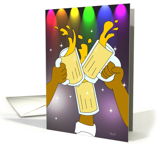 Gay Birthday: Party Boys card (835779)
