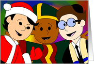 Santa-wanza-nuka: Gay Holiday card