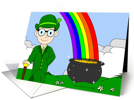 Rainbow St. Patrick's Day card (864842)