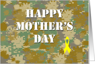 Happy Mother’s Day: Military Yellow Ribbon card