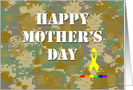 Happy Mother’s Day: Military Rainbow card