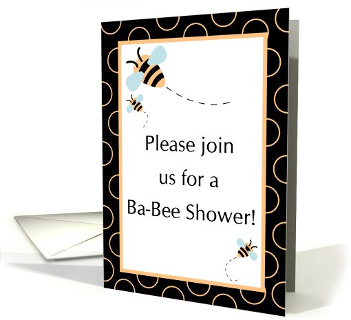 Twins Baby Shower Invitation, Buzzing Honey Bumble Bee... (750706)
