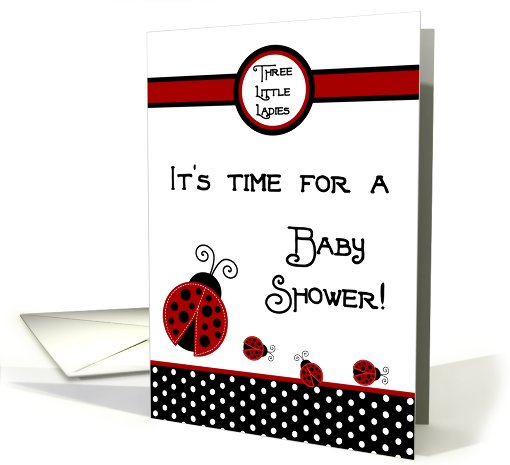 TRIPLET Girls Red Lady Bug, Black & White Polka dot... (754181)