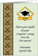 Graduacion-Gran orgullo hijo card