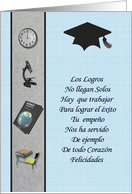 Graduacion Los logros no llegan solos card