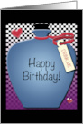 Happy Birthday - Drink Me Wonderland Bottle card