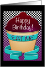 Happy Birthday - Eat Me Wonderland Treat card
