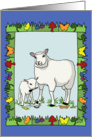 Congratulations New Parents - Sheep Art card