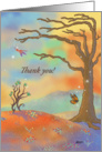 Thank You - Glowing Garden Fantasy Art card