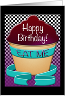 Happy Birthday - Eat Me Wonderland Treat card