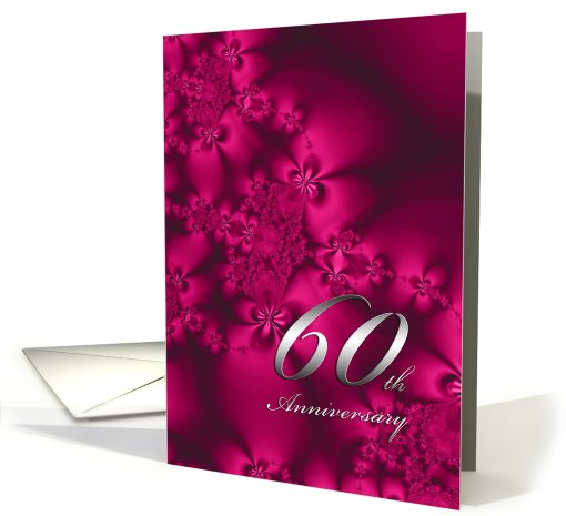 Silky Flowers, 60th anniversary card (397282)