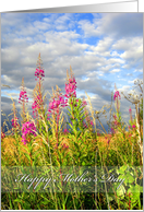 Wild flowers for mother card