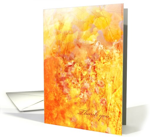 Autumn dream, Thank you card (417261)