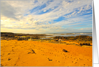 Scottish seashore, Cambo Beach card