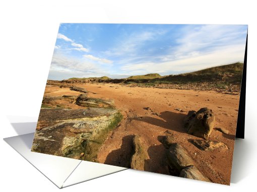 Scottish seashore, Cambo Beach card (736968)