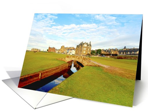 St Andrews, old golf course, Scotland card (737007)