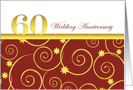 60th wedding anniversary invitation card