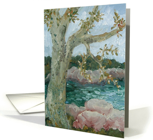 Spring by the Lake card (395884)