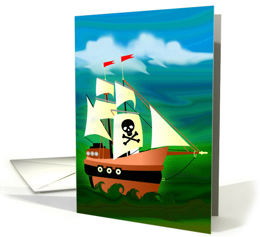 Pirate Ship card (395907)