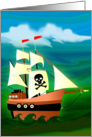 Pirate Ship card