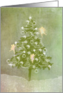 Christmas Card, Fairies Decorating a Tree card