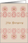 Hip Replacement Surgery Get Well Card, Digital Design card
