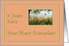 Eighth Anniversary of Heart Transplant card