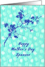 Mother’s Day for Sponsee with Flowers card