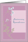 Anniversary Remembrance for Mum card