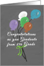 Congratulations, Graduation 8th Grade, Chalkboard Design card