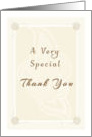 Thank You for Wedding Witness card