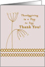 Thanksgiving Thank You for Mom & Dad card