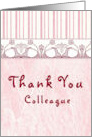 Business Thank You Colleague card