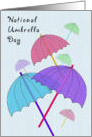 National Umbrella Day card