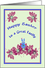 Hoppy Easter Card from Babysitter card