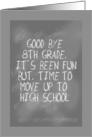 8th Grade Graduation Slate card