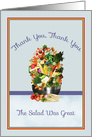 Thank You for Free Salad card