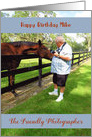 Personal Birthday for Husband with Horse card