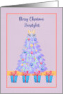 Christmas for Hairstylist Lavender Tree card