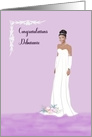 Congratulations Debutante for Black Woman card