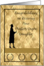 Congratulations Daughter on Receiving Master’s Degree card