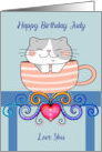 Birthday Card for Judy card