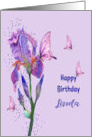 Birthday Card for Linda card