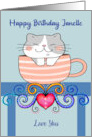 Birthday Card for Great Niece Janelle card
