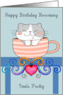 Pretty Kitty Birthday for Rosemary card