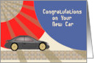 Dark Grey New Car Special Request card