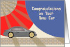 Dark Grey New Car Special Request card