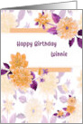 Birthday for Friend Winnie card