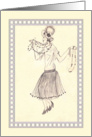 Happy 95th Birthday Grandma, Flapper Girl card