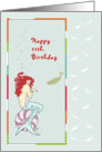 Birthday Mermaid for 11 Year Old Girl card